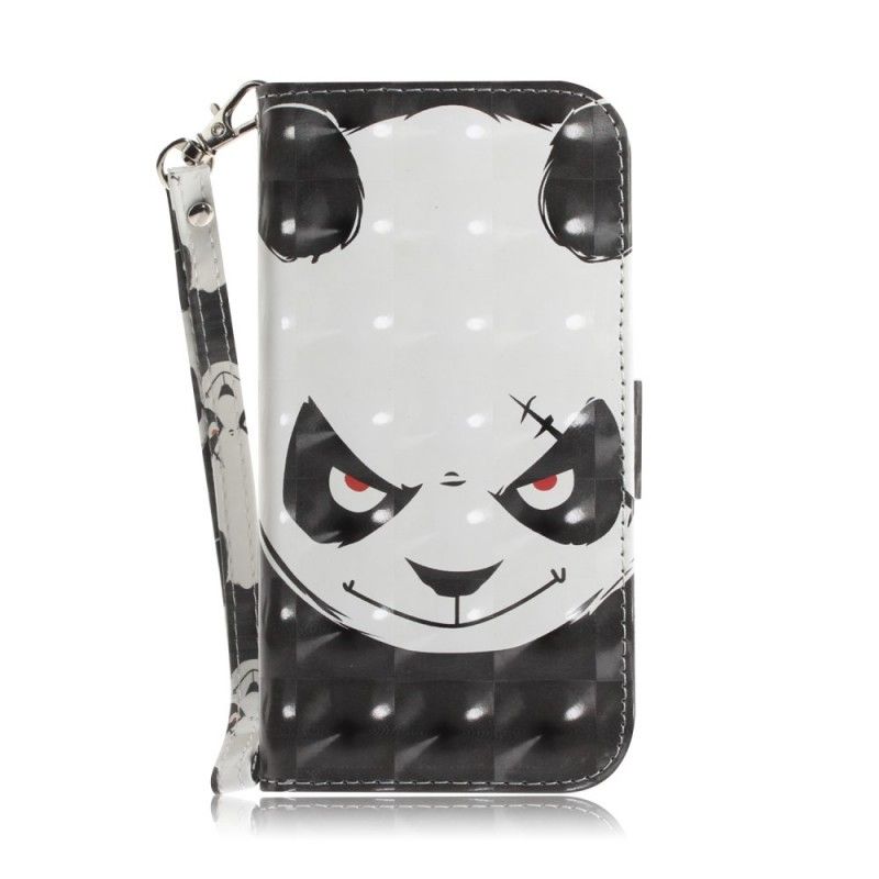 Lederhüllen Huawei Y5 2019 Handyhülle Wütender Panda Mit Tanga