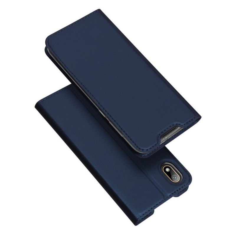 Flip Case Honor 8S Schwarz Pro-Dux-Ducis-Haut