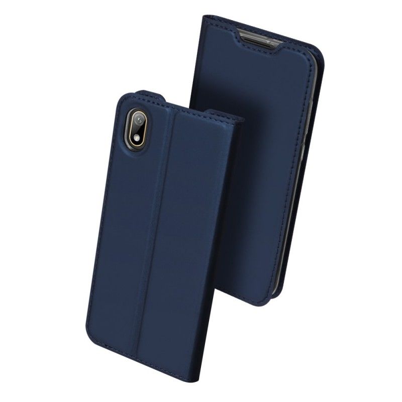 Flip Case Honor 8S Schwarz Pro-Dux-Ducis-Haut