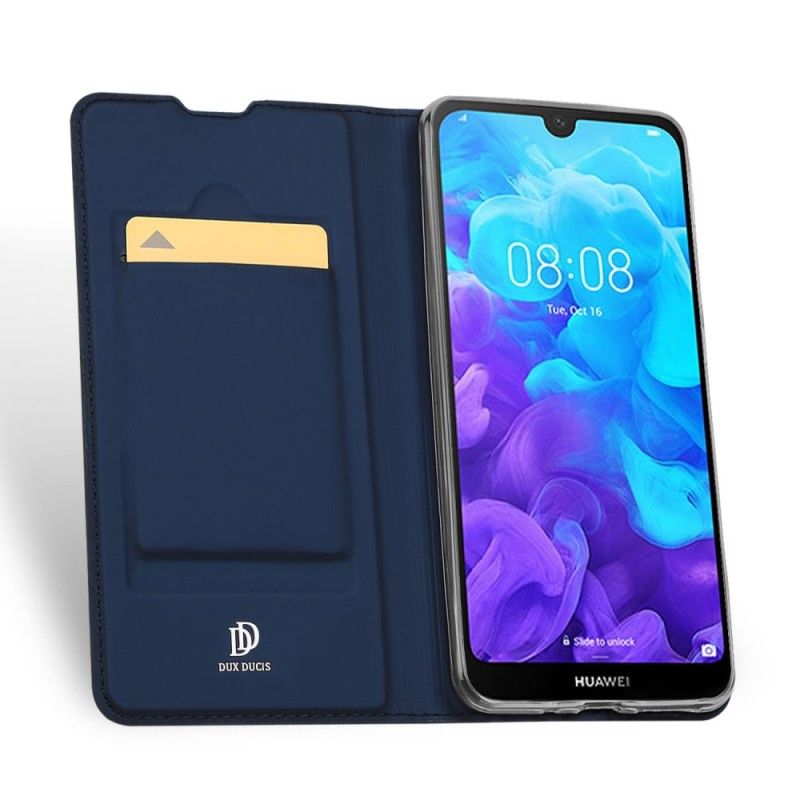 Flip Case Honor 8S Schwarz Pro-Dux-Ducis-Haut