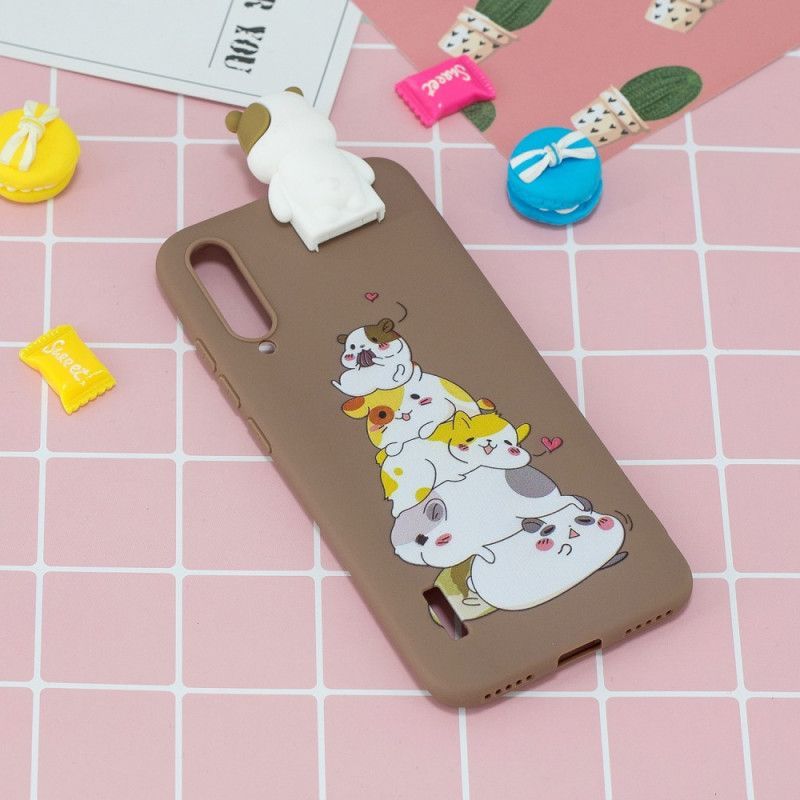Hülle Für Xiaomi Mi 9 Lite 3D Haufen Katzen