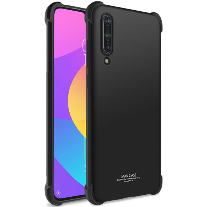 Hülle Für Xiaomi Mi 9 Lite Schwarz Mit Imak-Film