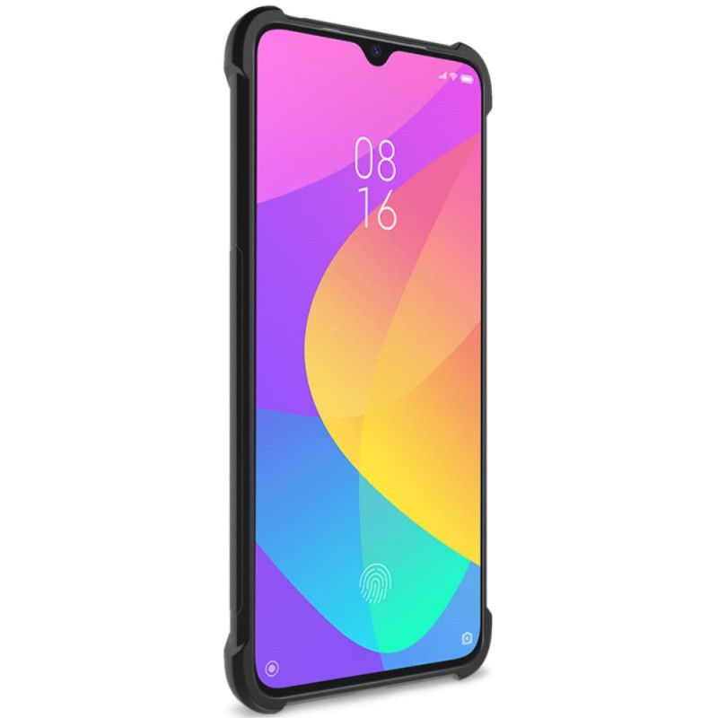 Hülle Für Xiaomi Mi 9 Lite Schwarz Mit Imak-Film