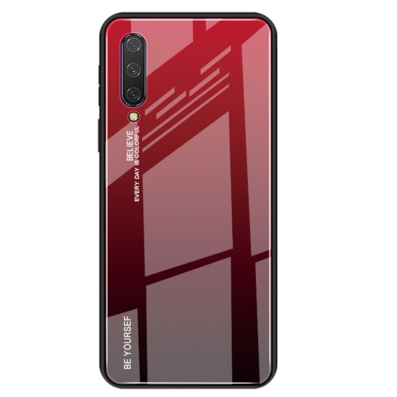 Hülle Xiaomi Mi 9 Lite Rot Verzinkte Farbe