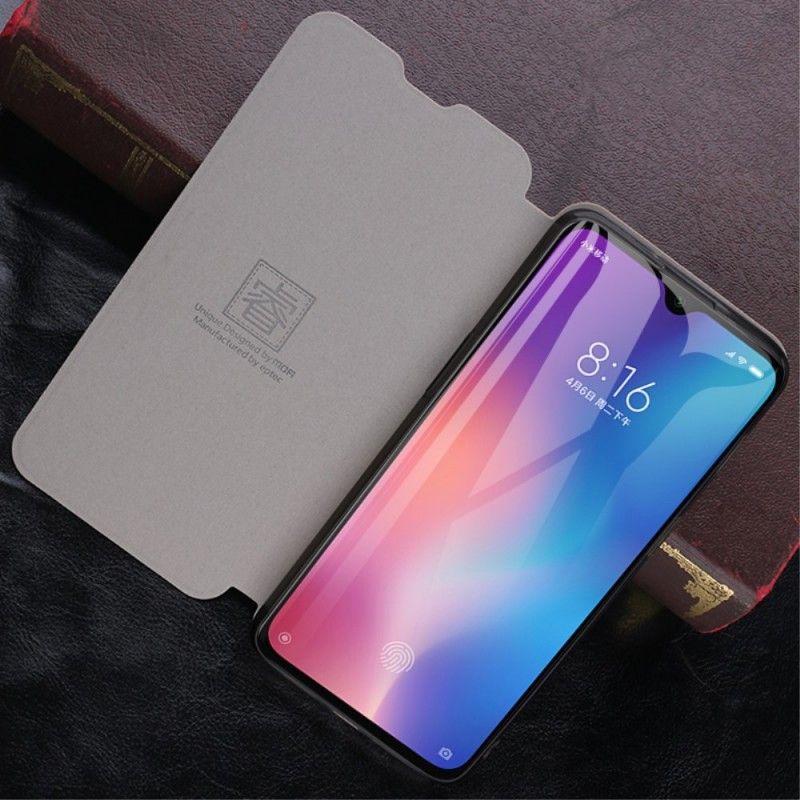 Flip Case Xiaomi Mi 9 Schwarz Vintage Mofi