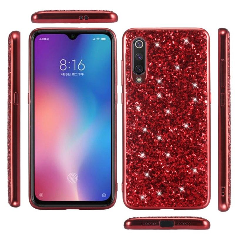 Hülle Xiaomi Mi 9 Rot Handyhülle Ich Bin Glitzernd