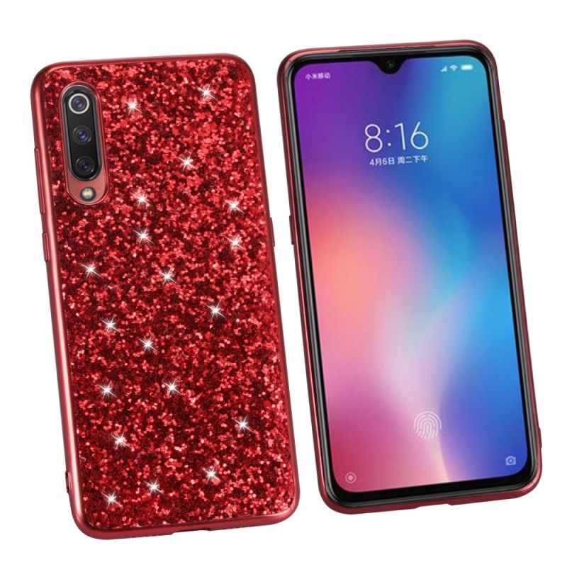 Hülle Xiaomi Mi 9 Rot Handyhülle Ich Bin Glitzernd