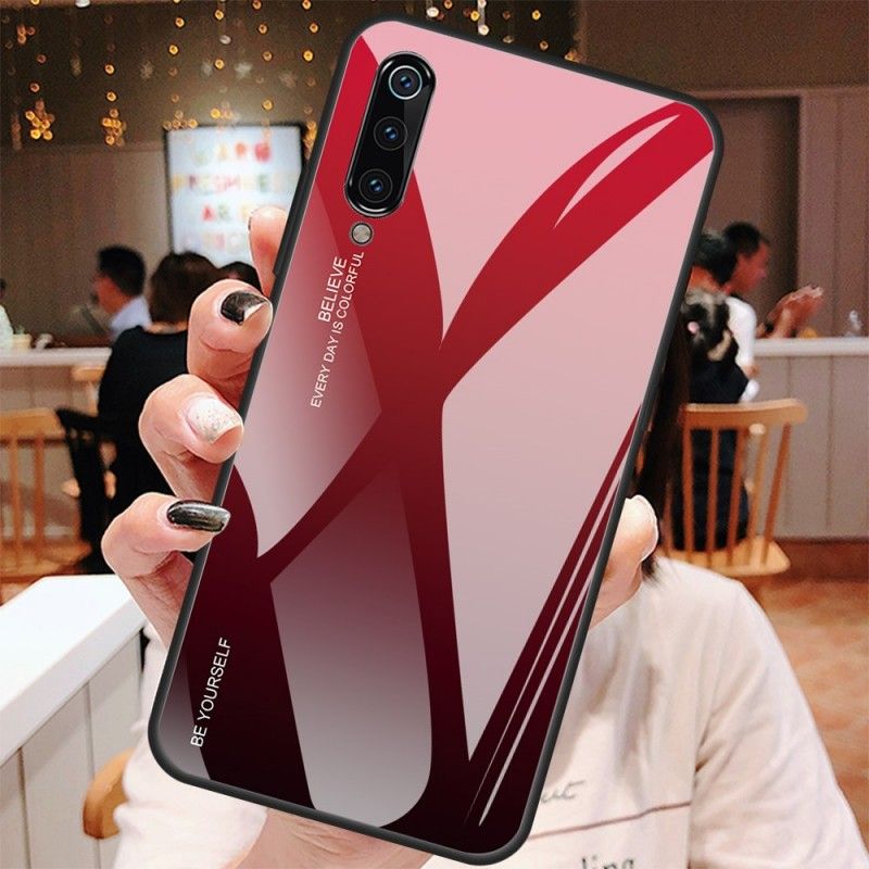Hülle Xiaomi Mi 9 Rot Verzinkte Farbe