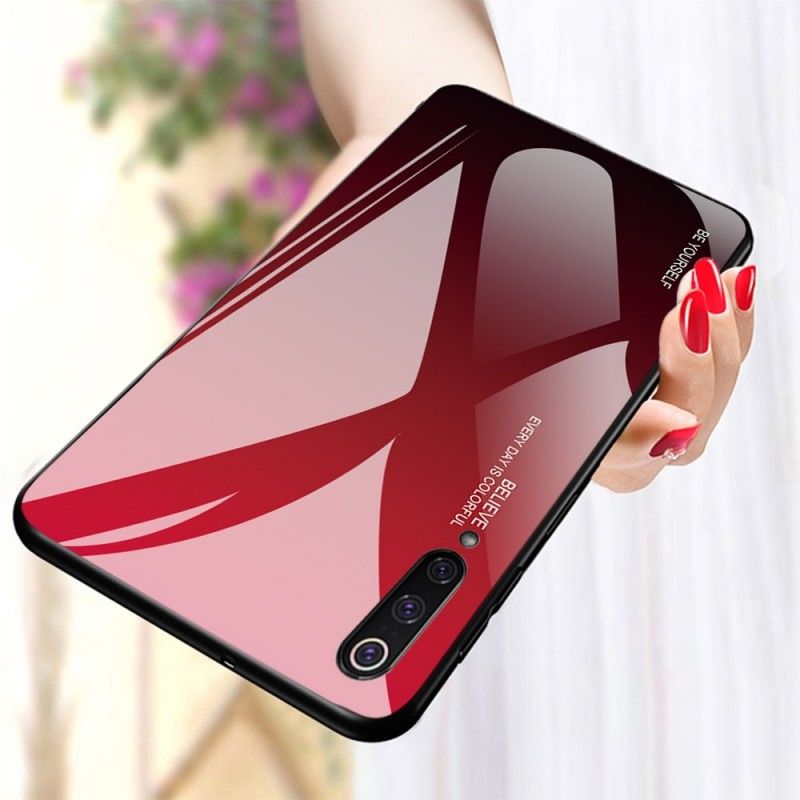 Hülle Xiaomi Mi 9 Rot Verzinkte Farbe