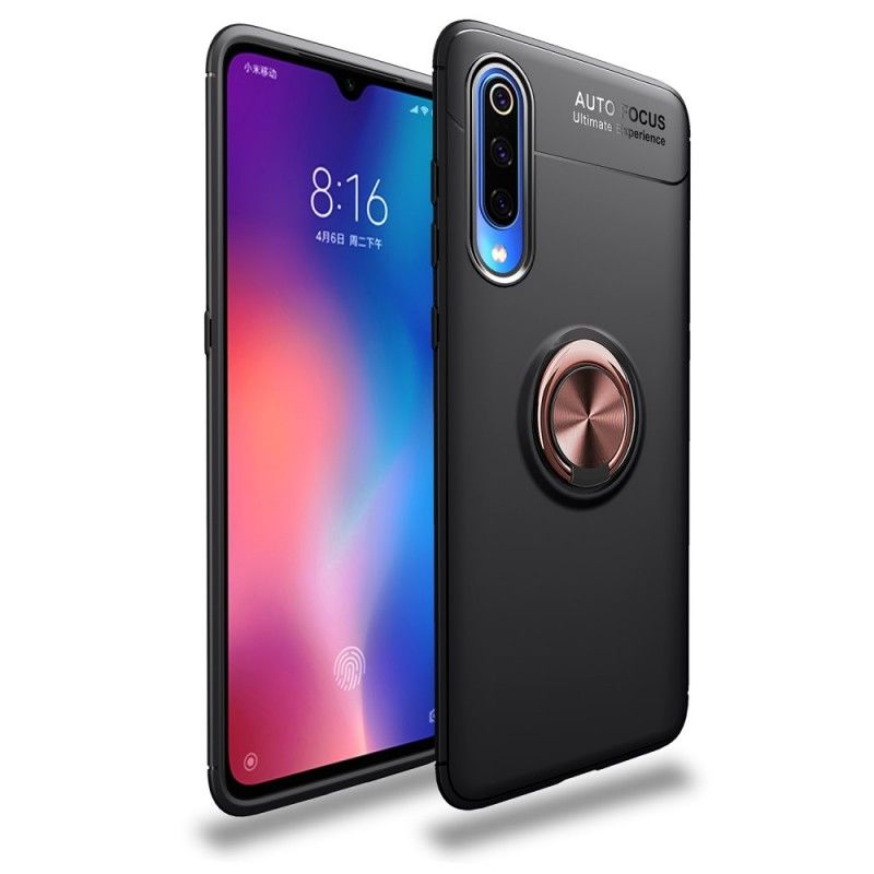 Hülle Xiaomi Mi 9 Schwarz Drehring