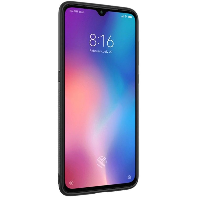 Hülle Xiaomi Mi 9 Schwarz Schillernder Nillkin