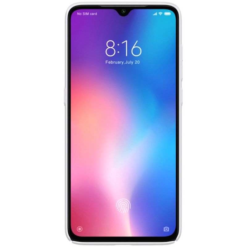 Hülle Xiaomi Mi 9 Schwarz Starrer Gefrosteter Nillkin