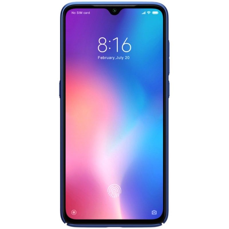 Hülle Xiaomi Mi 9 Schwarz Starrer Gefrosteter Nillkin