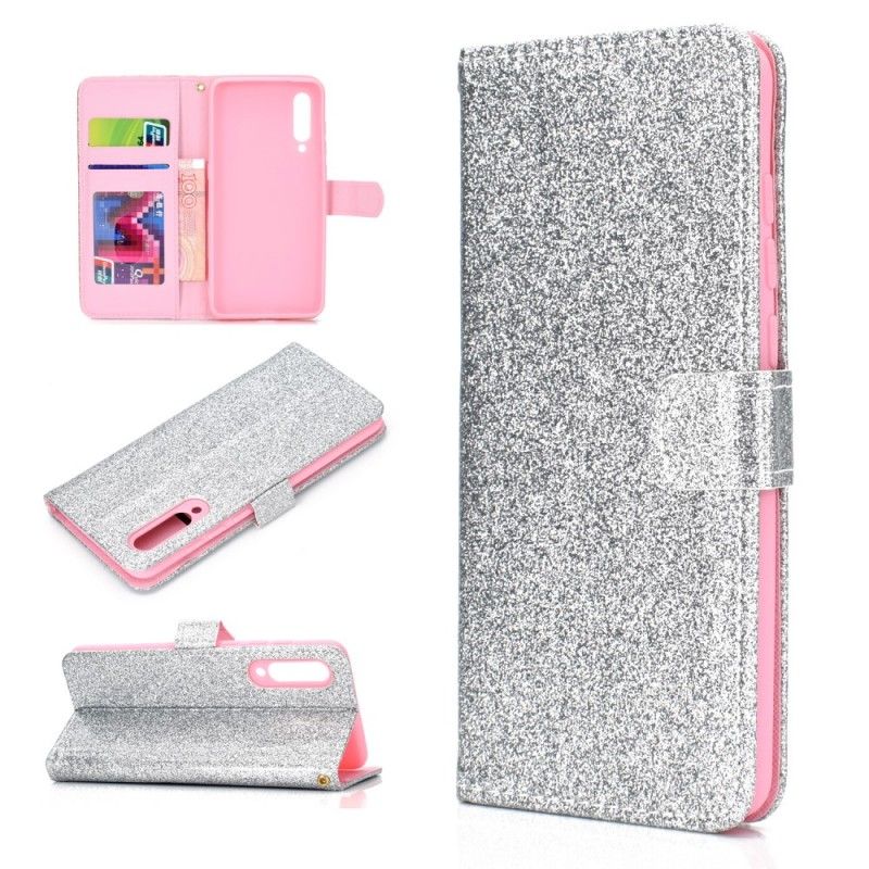 Lederhüllen Xiaomi Mi 9 Roségold Pailletten