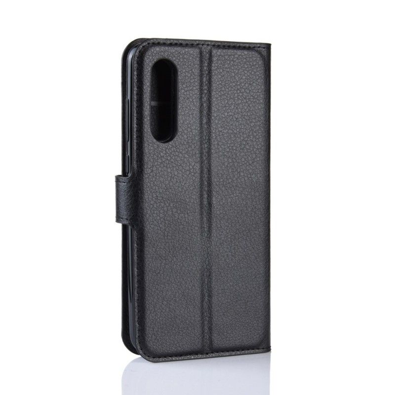 Lederhüllen Xiaomi Mi 9 Schwarz Klassisch