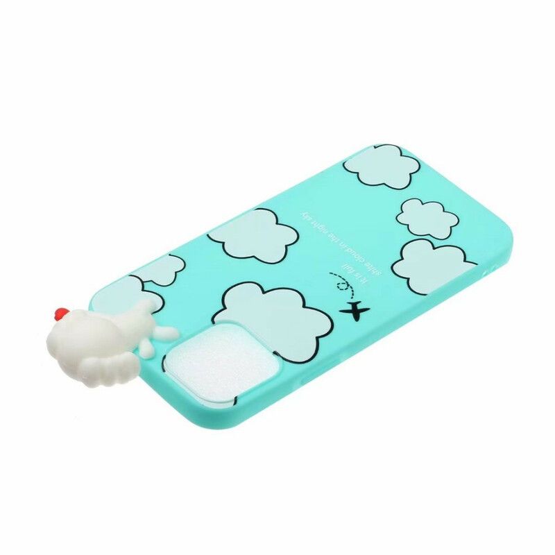 Hülle Für Iphone 13 Mini 3d-hund In Den Wolken
