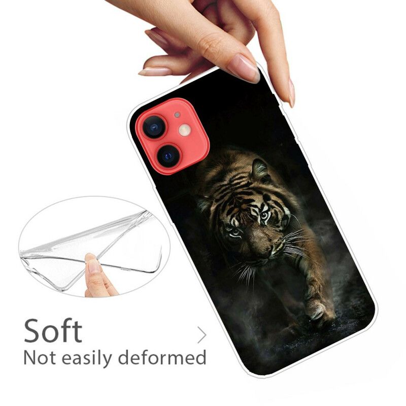 Hülle Für Iphone 13 Mini Flexibler Tiger