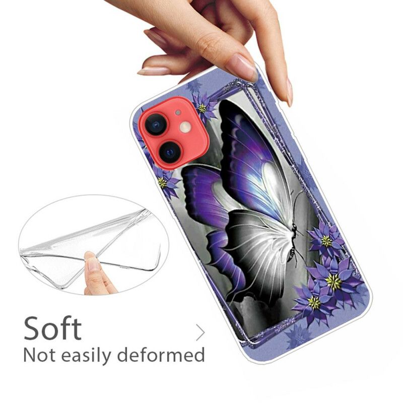 Hülle Iphone 13 Mini Handyhülle Königlicher Schmetterling