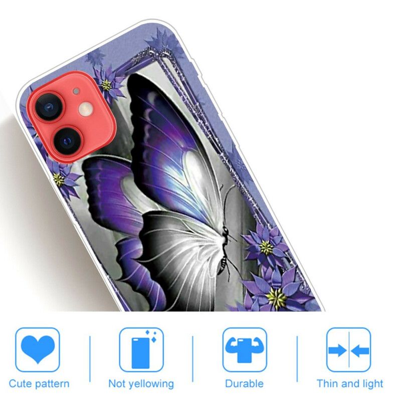 Hülle Iphone 13 Mini Handyhülle Königlicher Schmetterling