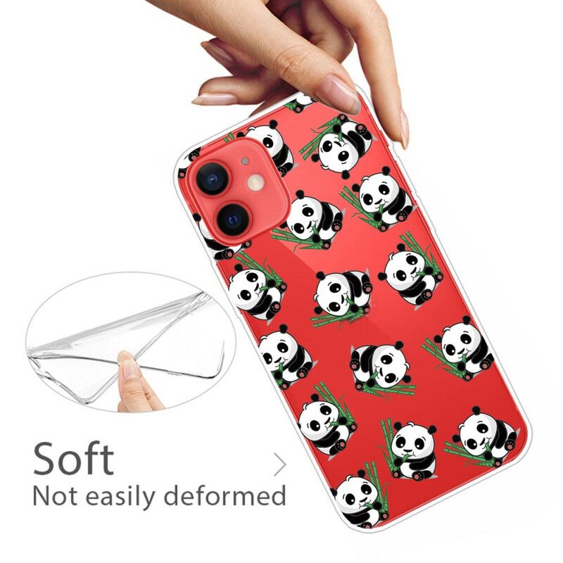 Hülle Iphone 13 Mini Kleine Pandas