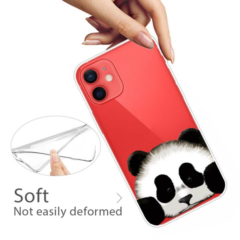 Hülle Iphone 13 Mini Transparenter Panda