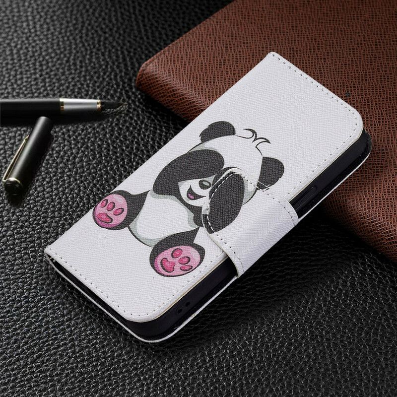Lederhüllen Für Iphone 13 Mini Panda-spaß