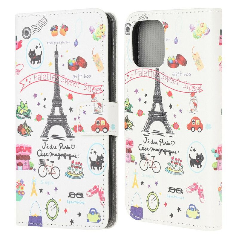 Lederhüllen Iphone 13 Mini Handyhülle Ich Liebe Paris
