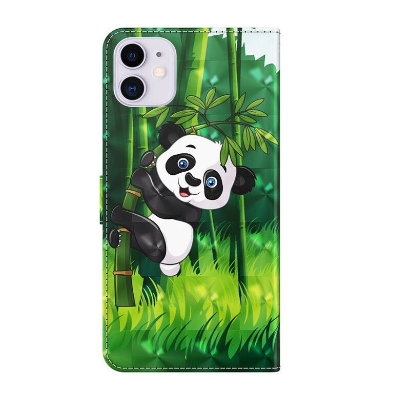 Lederhüllen Iphone 13 Mini Panda Und Bambus