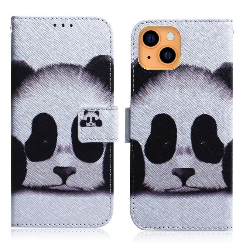 Lederhüllen Iphone 13 Mini Pandagesicht