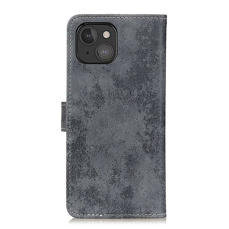 Lederhüllen Iphone 13 Mini Vintage-leder-effekt