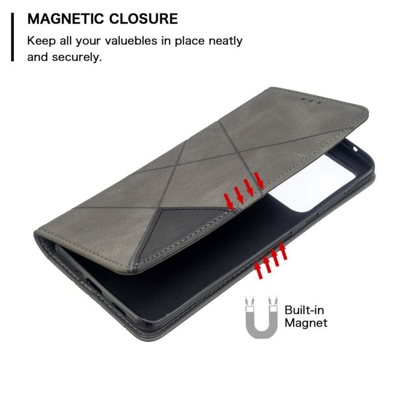 Flip Case Samsung Galaxy S20 Ultra Schwarz Künstlerstil