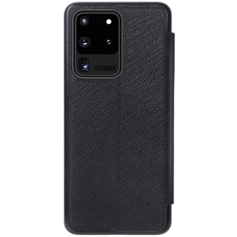 Flip Case Samsung Galaxy S20 Ultra Schwarz Minge-Serie Nillkin