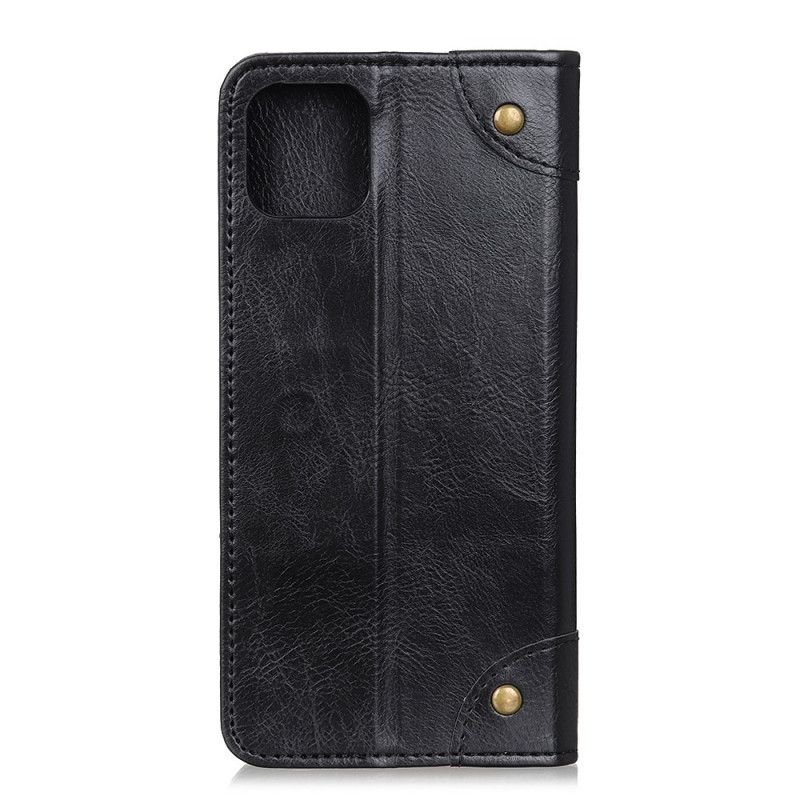 Flip Case Samsung Galaxy S20 Ultra Schwarz Vintage Alt