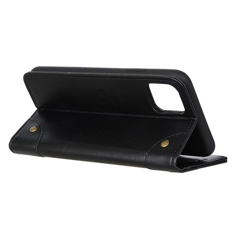 Flip Case Samsung Galaxy S20 Ultra Schwarz Vintage Alt