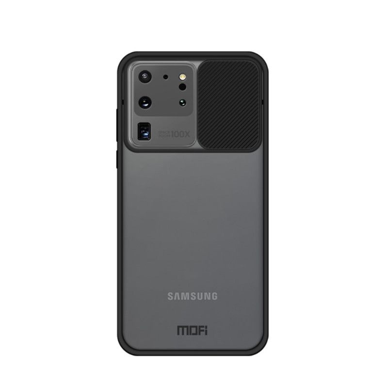 Hülle Für Samsung Galaxy S20 Ultra Schwarz Abdeckung Des Mofi-Fotomoduls