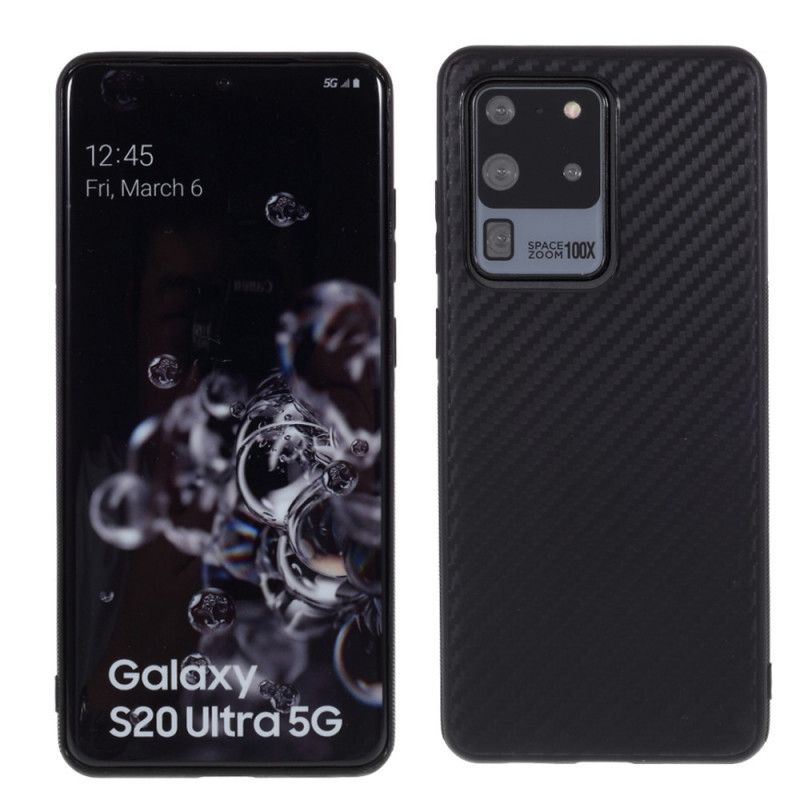 Hülle Samsung Galaxy S20 Ultra Handyhülle Kohlefaser