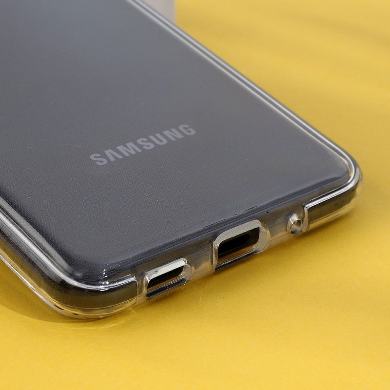 Hülle Samsung Galaxy S20 Ultra Schwarz Handyhülle Transparente Farbige Kanten