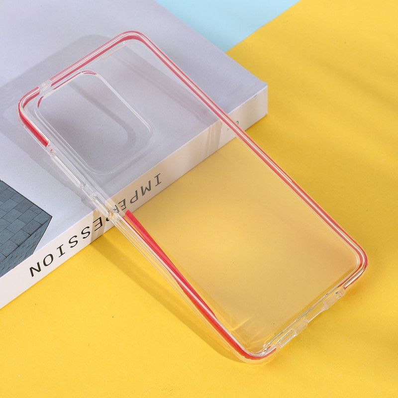Hülle Samsung Galaxy S20 Ultra Schwarz Handyhülle Transparente Farbige Kanten