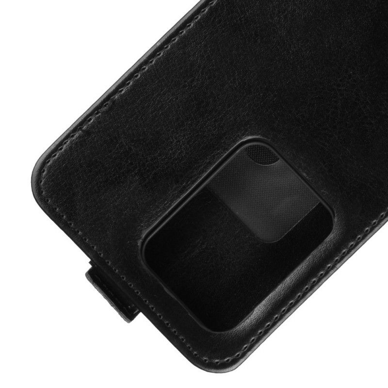 Lederhüllen Für Samsung Galaxy S20 Ultra Schwarz Faltbarer Ledereffekt