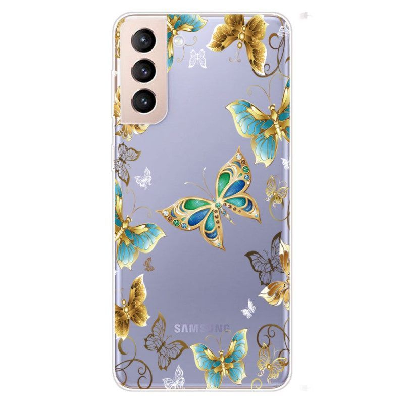 Handyhülle Für Samsung Galaxy S22 5G Entwerfen Sie Schmetterlinge