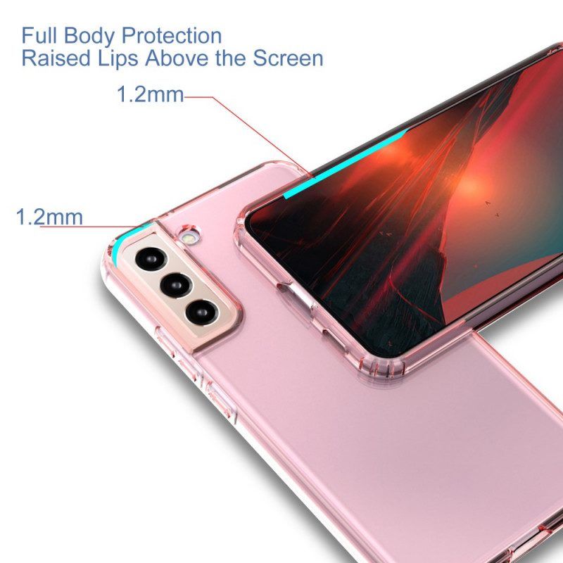 Handyhülle Für Samsung Galaxy S22 5G Farbig Transparent