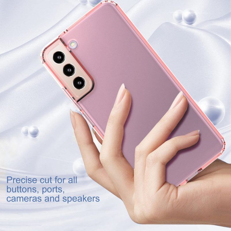 Handyhülle Für Samsung Galaxy S22 5G Farbig Transparent