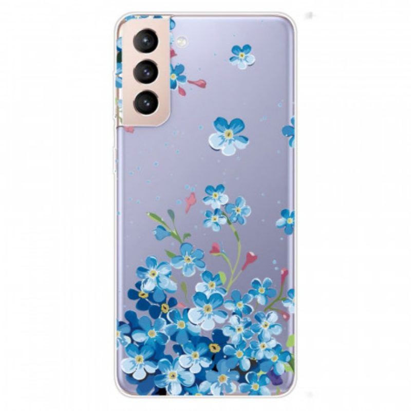 Hülle Für Samsung Galaxy S22 5G Blaue Blumen