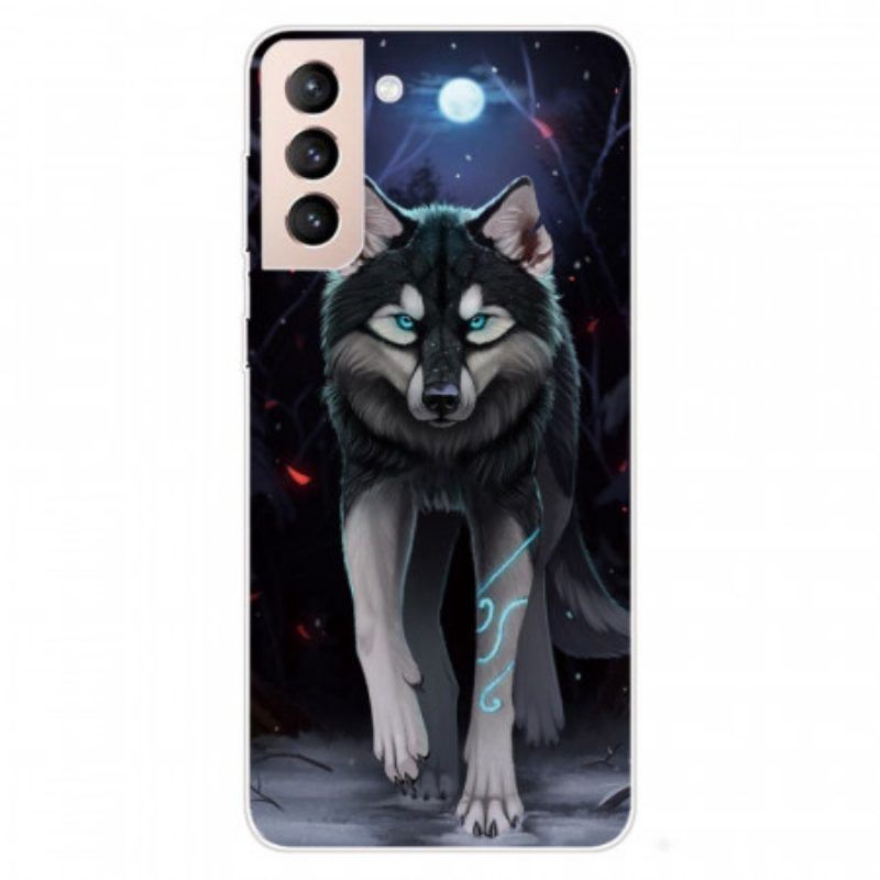 Hülle Für Samsung Galaxy S22 5G Königlicher Wolf