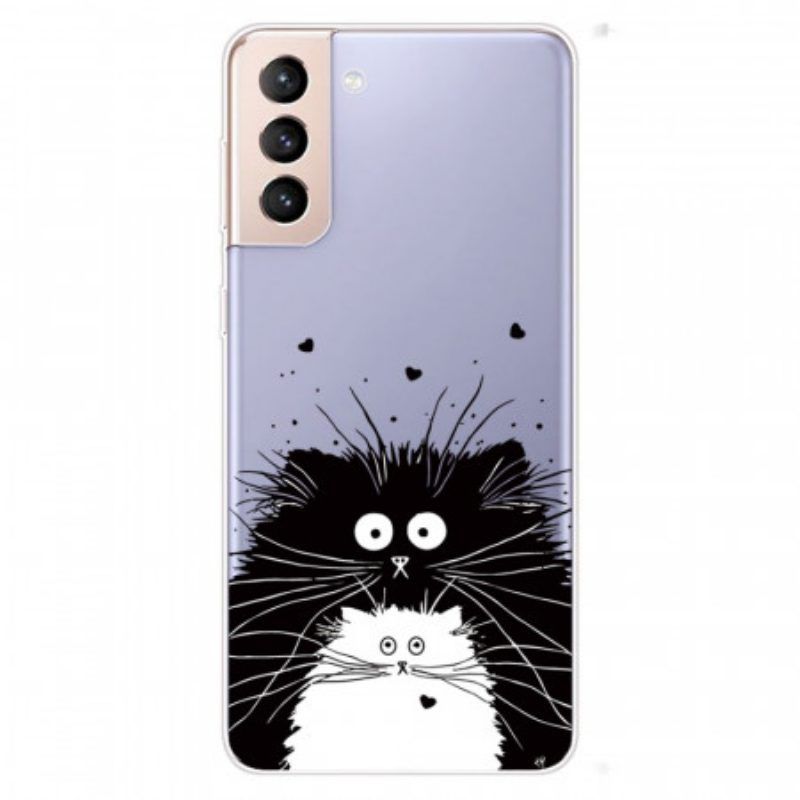 Hülle Für Samsung Galaxy S22 5G Schauen Sie Sich Die Katzen An