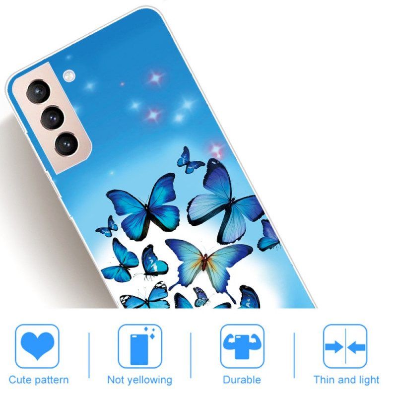 Hülle Für Samsung Galaxy S22 5G Schmetterlinge Schmetterlinge 2