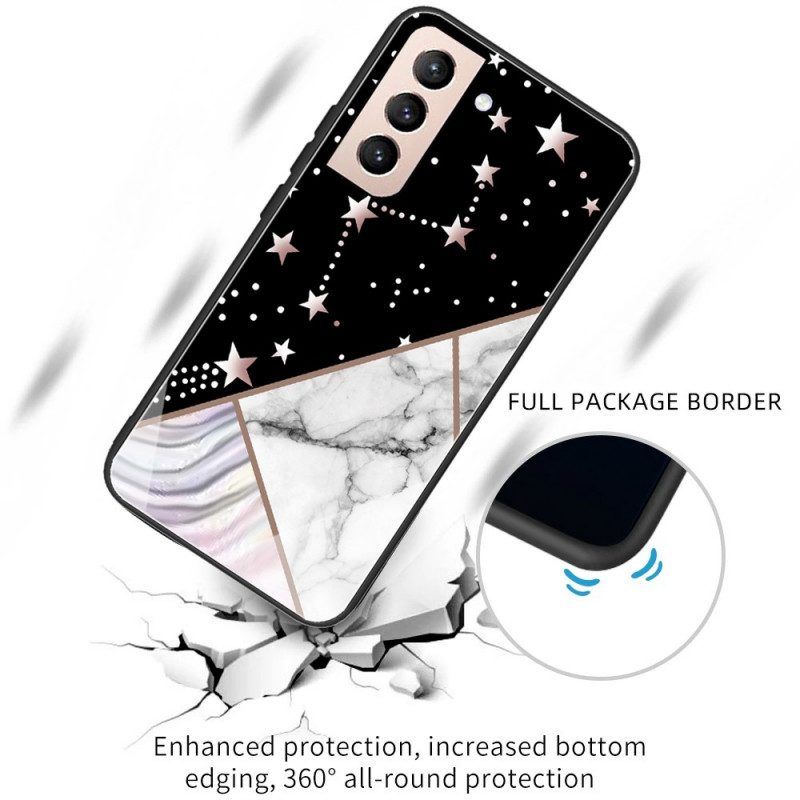 Hülle Für Samsung Galaxy S22 5G Variabler Geometrischer Marmor
