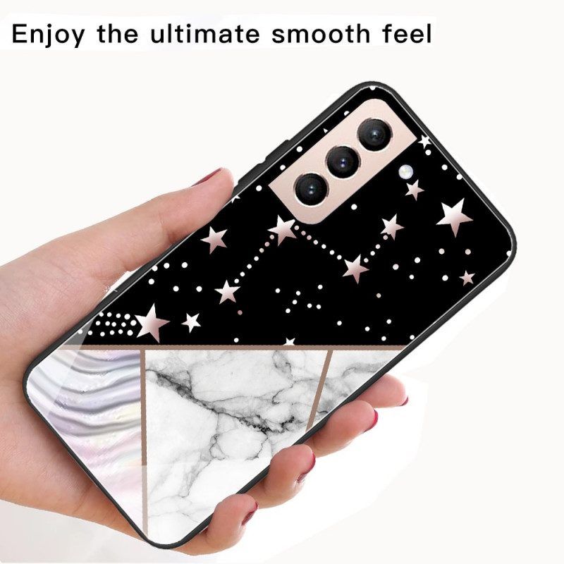 Hülle Für Samsung Galaxy S22 5G Variabler Geometrischer Marmor