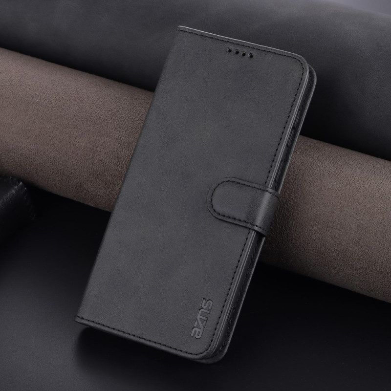 Flip Case Für Oppo Reno 8 Lite Azns Leder-styling