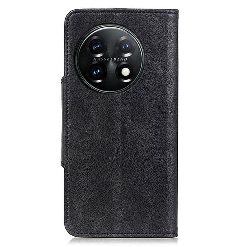 Flip Case Für OnePlus 11 5G Magnetischer Knopf